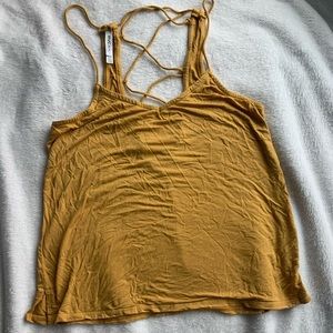 RVCA mustard tie tank!!